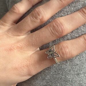 Discontinued Pandora butterfly ring